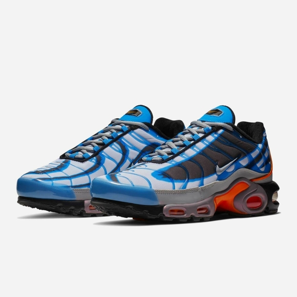 Nike Other - NIKE AIR MAX PLUS PRM BLUE GREY  MENS SIZE 8.5
